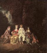 Pierrot Content Jean-Antoine Watteau